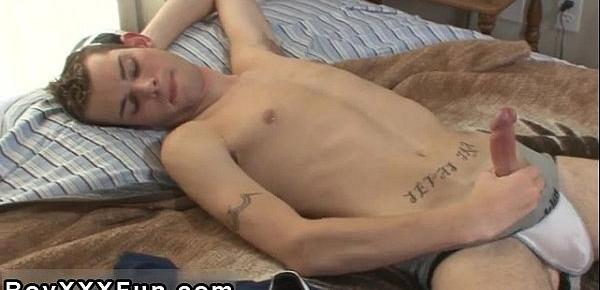  Twinks XXX Reese wakes up from a ultra-cute nap and glides his arms